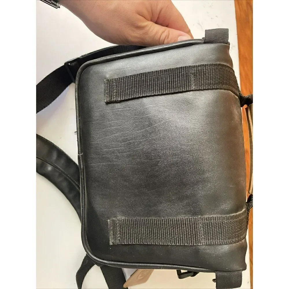Solidex Performance Video Black Leather Camera Bag 10
